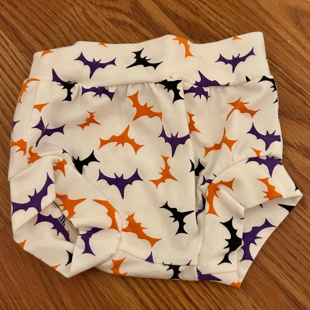 Halloween Bat Print Macy Kate Boutique Baby Bloomers